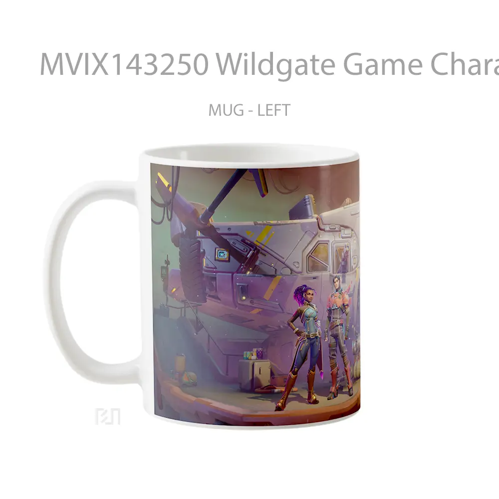 Mug Wildgate Game Characters Cangkir Gamer - All-side / Desain