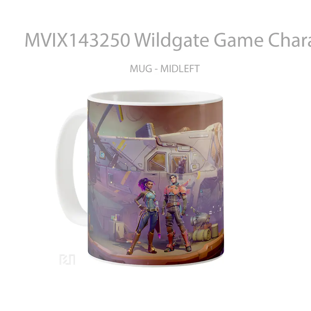 Mug Wildgate Game Characters Cangkir Gamer - All-side / Desain
