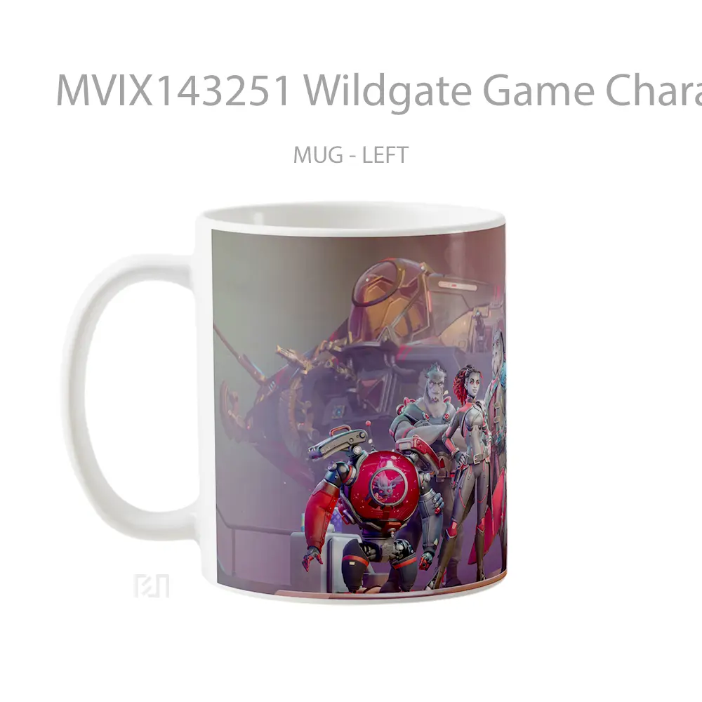 Mug Wildgate Game Characters Cangkir Gamer - All-side / Desain