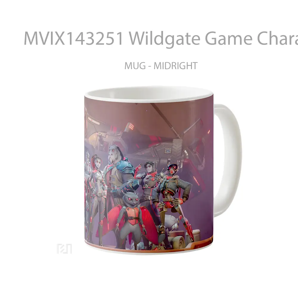 Mug Wildgate Game Characters Cangkir Gamer - All-side / Desain