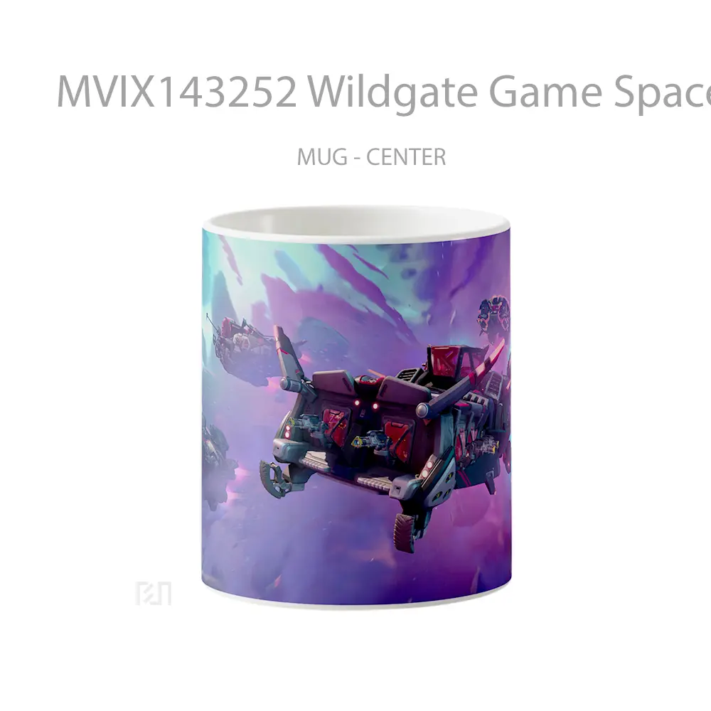 Mug Wildgate Game Spaceship Cangkir Gamer