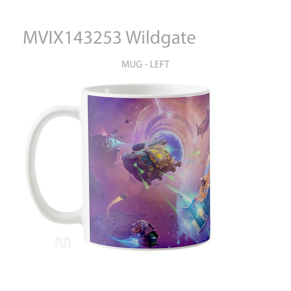 Mug Wildgate Gelas Keramik Unik - All-side / Desain