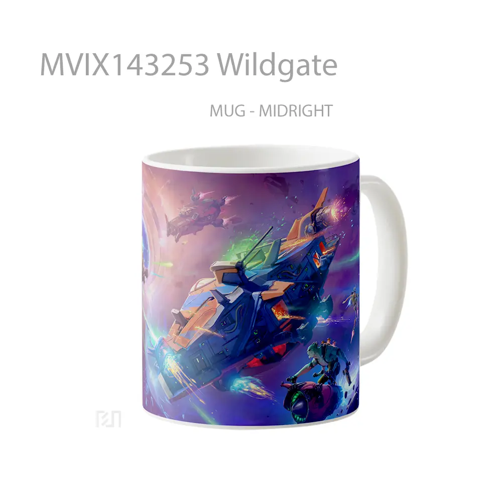Mug Wildgate Gelas Keramik Unik - All-side / Desain