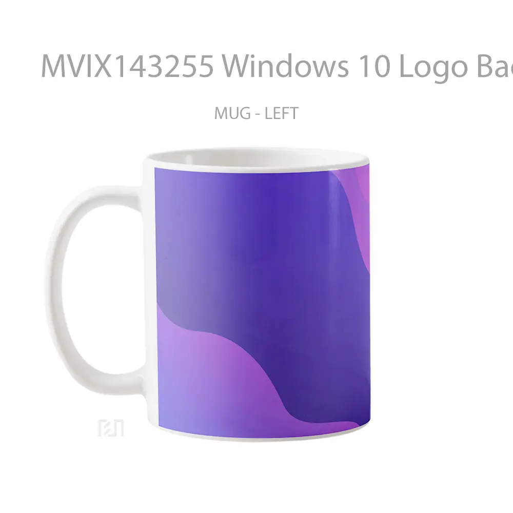 Mug Windows 10 Logo Background Gelas Keramik Unik - All-side / Desain