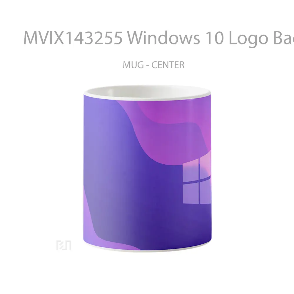 Mug Windows 10 Logo Background Gelas Keramik Unik