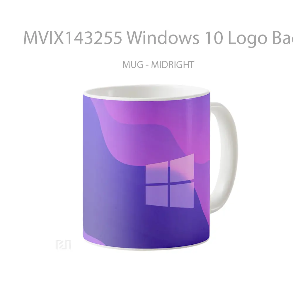 Mug Windows 10 Logo Background Gelas Keramik Unik - All-side / Desain