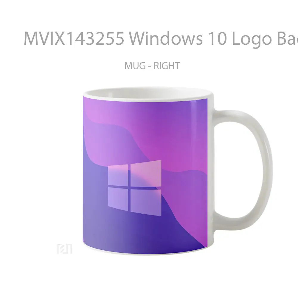 Mug Windows 10 Logo Background Gelas Keramik Unik - All-side / Desain