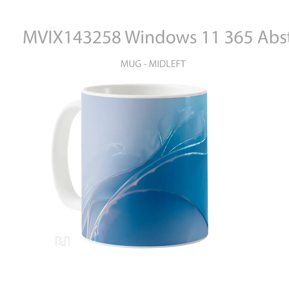 Mug Windows 11 365 Abstract Digital Art Gelas Keramik Unik - All-side / Desain