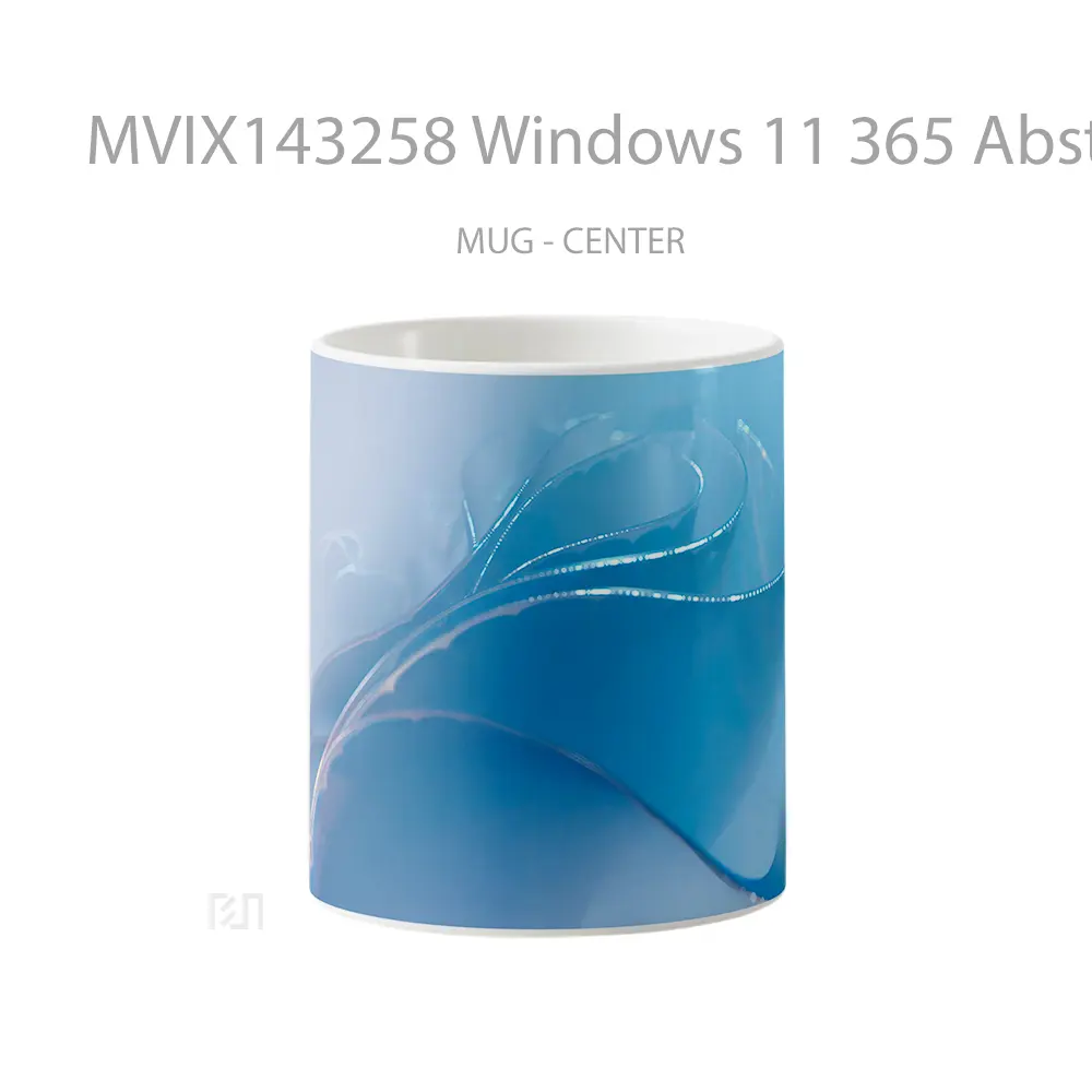 Mug Windows 11 365 Abstract Digital Art Gelas Keramik Unik