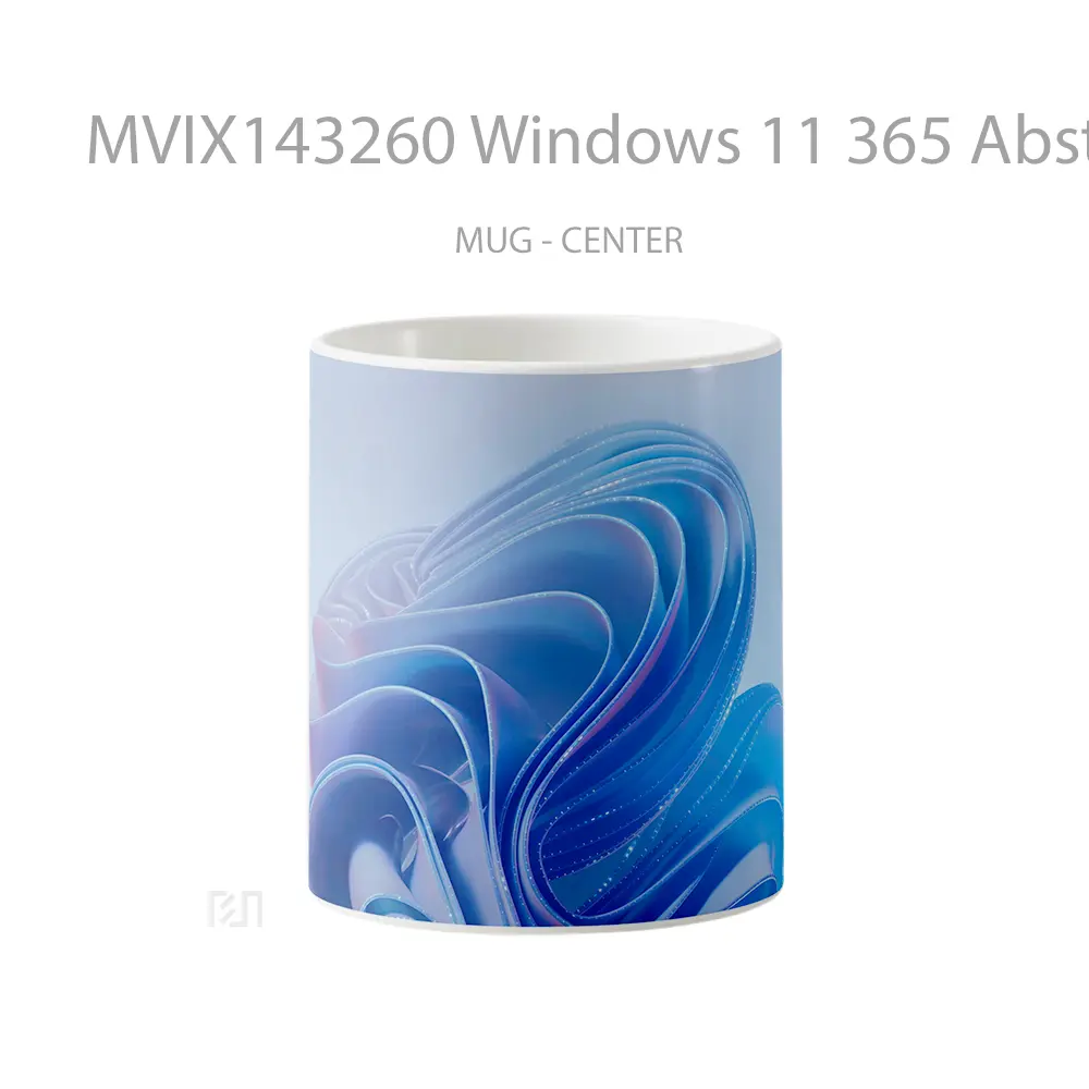 Mug Windows 11 365 Abstract Light Background Digital Art Gelas Keramik Unik