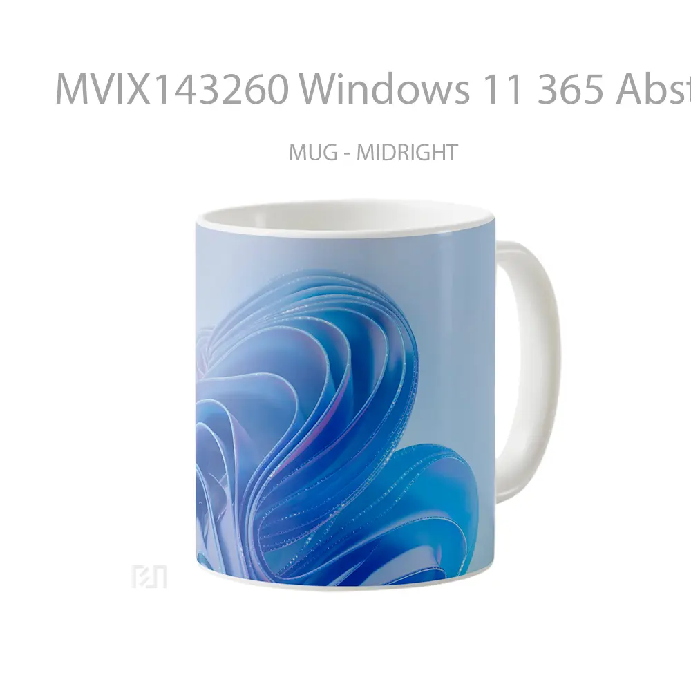 Mug Windows 11 365 Abstract Light Background Digital Art Gelas Keramik Unik - All-side / Desain