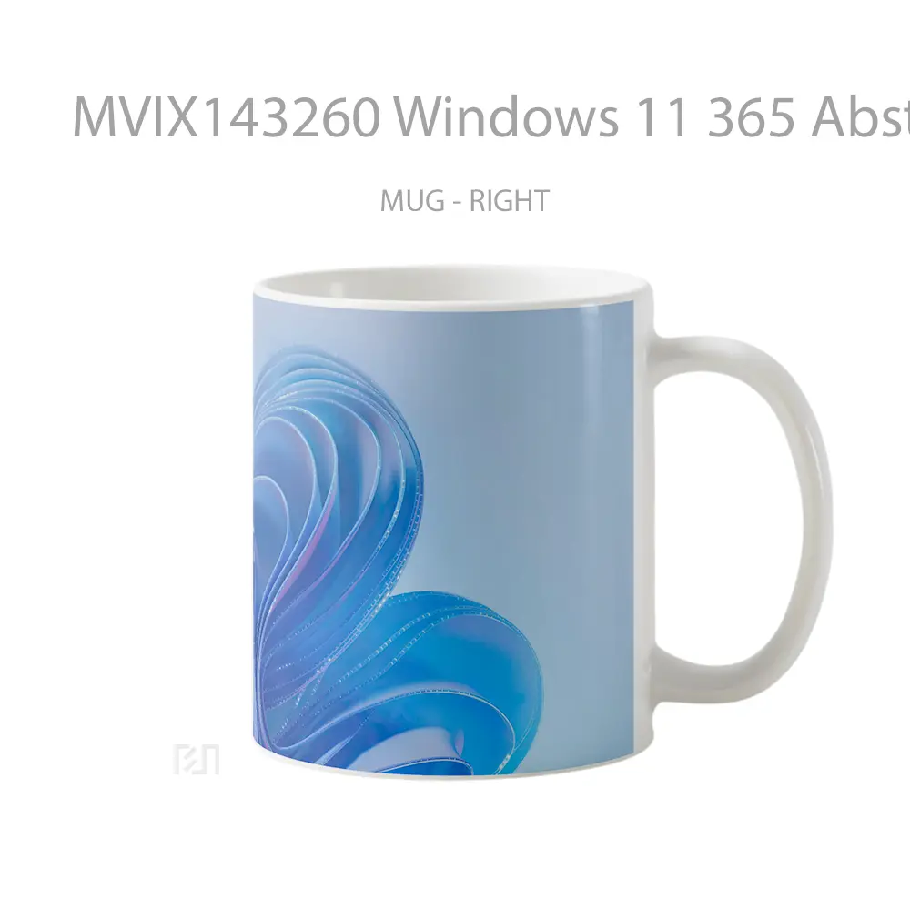 Mug Windows 11 365 Abstract Light Background Digital Art Gelas Keramik Unik - All-side / Desain