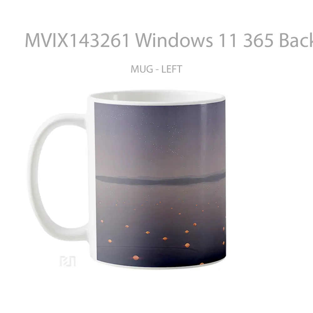 Mug Windows 11 365 Background Gelas Keramik Unik - All-side / Desain