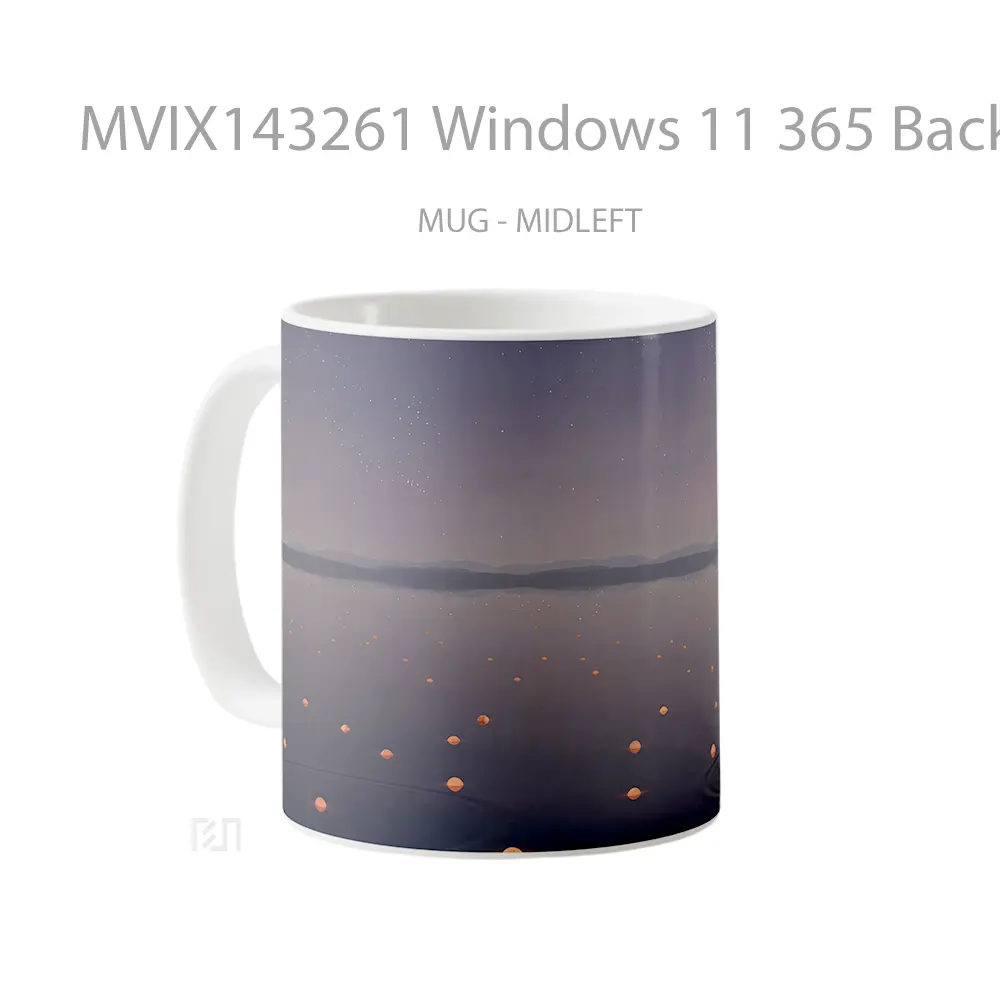 Mug Windows 11 365 Background Gelas Keramik Unik - All-side / Desain