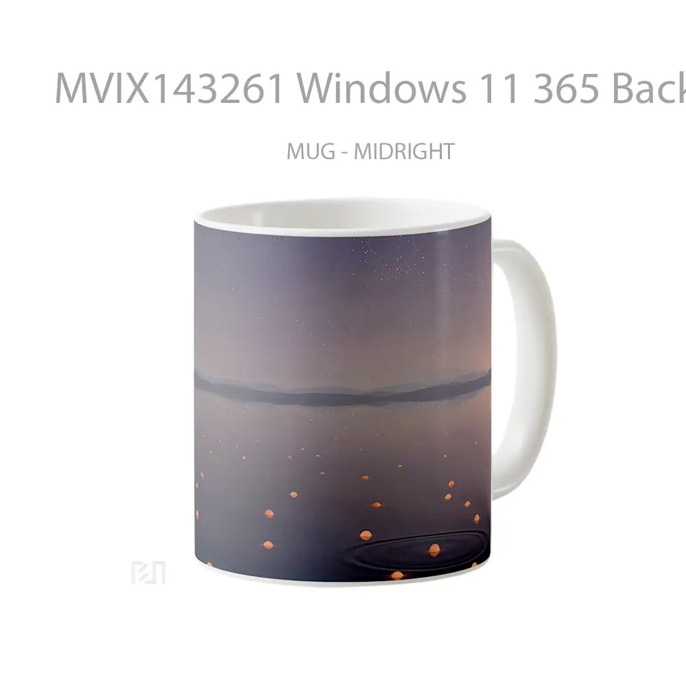 Mug Windows 11 365 Background Gelas Keramik Unik - All-side / Desain