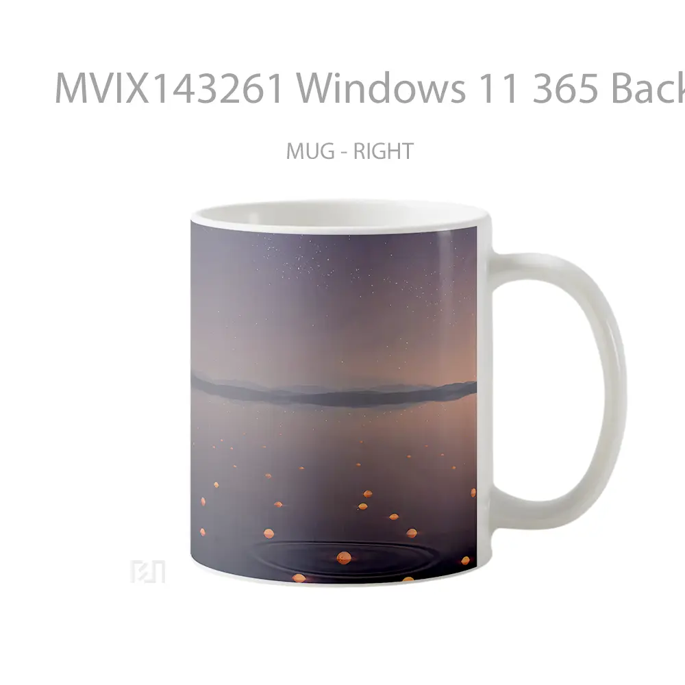 Mug Windows 11 365 Background Gelas Keramik Unik - All-side / Desain
