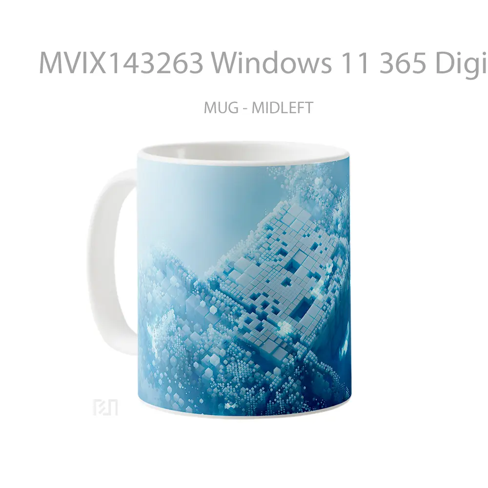 Mug Windows 11 365 Digital Art Gelas Keramik Unik - All-side / Desain