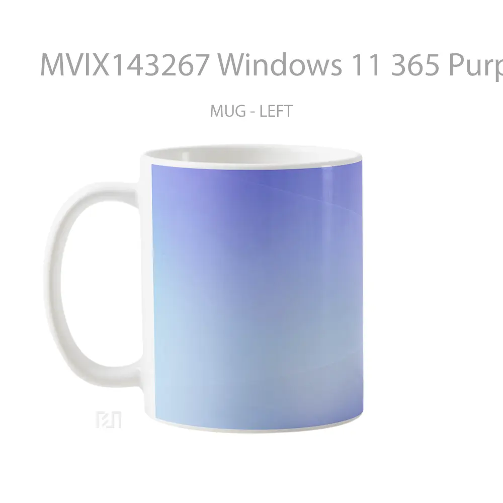 Mug Windows 11 365 Purple Background Gelas Keramik Unik - All-side / Desain