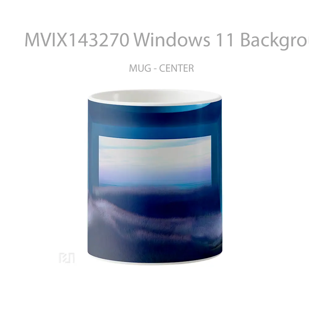 Mug Windows 11 Background Digital Art Gelas Keramik Unik