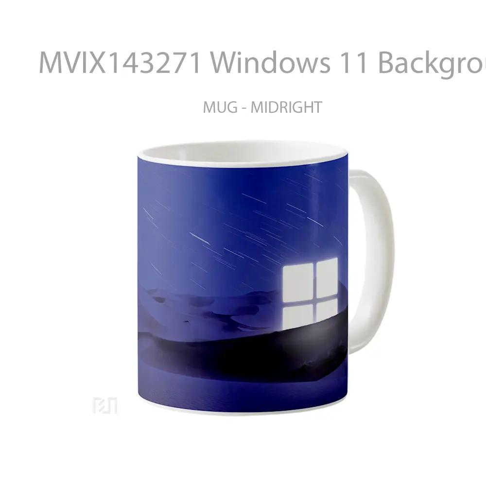 Mug Windows 11 Background Gelas Keramik Unik - All-side / Desain