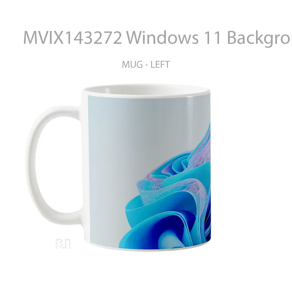 Mug Windows 11 Background Gelas Keramik Unik - All-side / Desain