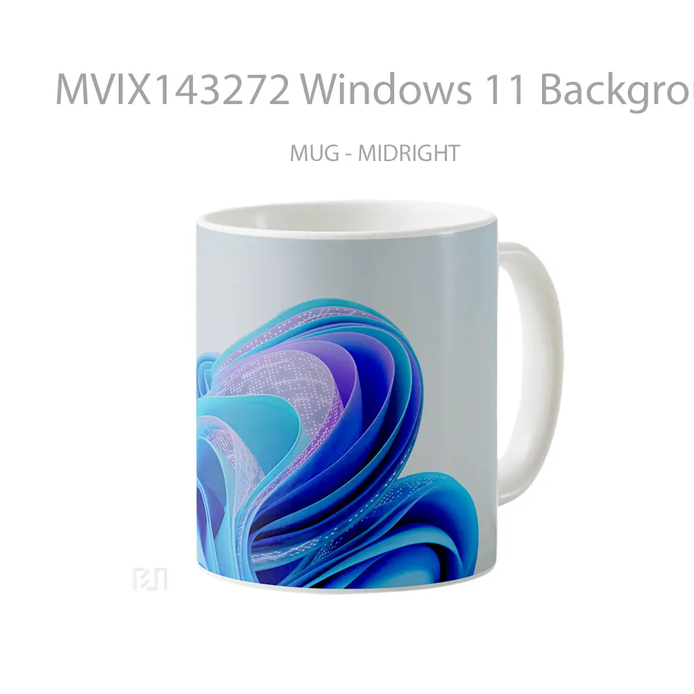 Mug Windows 11 Background Gelas Keramik Unik - All-side / Desain