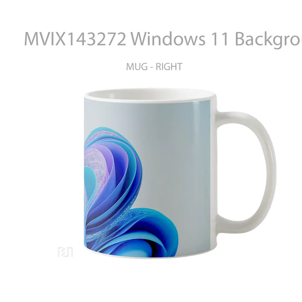 Mug Windows 11 Background Gelas Keramik Unik - All-side / Desain