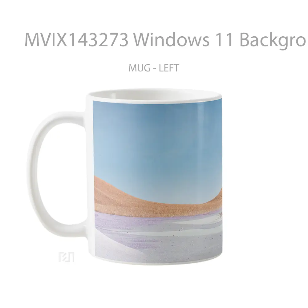 Mug Windows 11 Background Scenery Gelas Keramik Unik - All-side / Desain