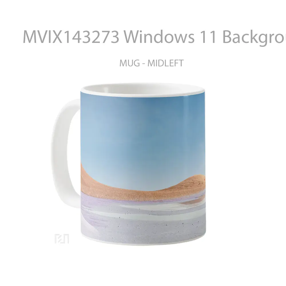 Mug Windows 11 Background Scenery Gelas Keramik Unik - All-side / Desain