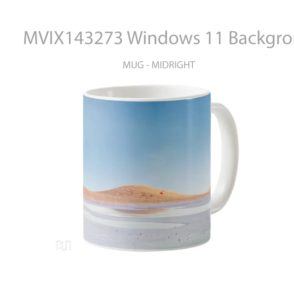 Mug Windows 11 Background Scenery Gelas Keramik Unik - All-side / Desain