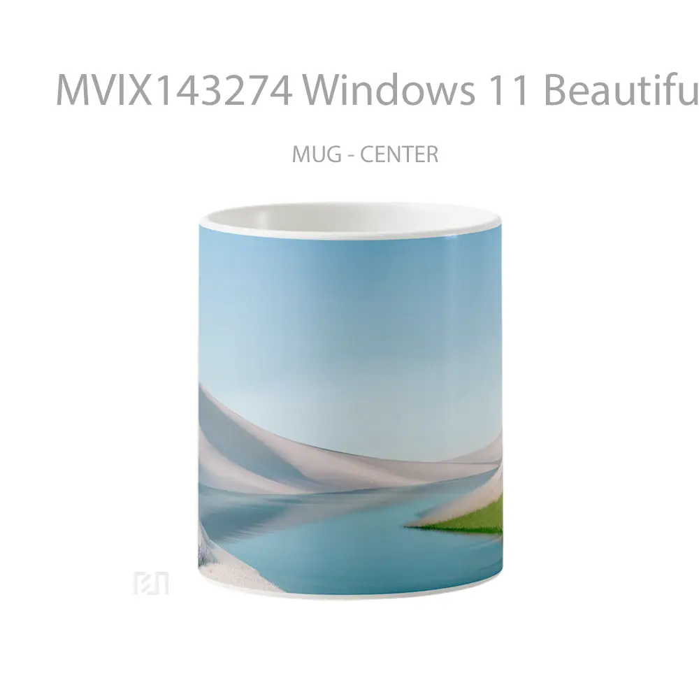 Mug Windows 11 Beautiful Landscape Gelas Keramik Unik
