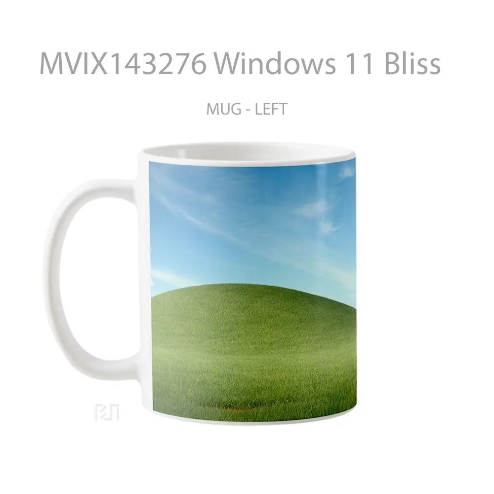 Mug Windows 11 Bliss Gelas Keramik Unik - All-side / Desain