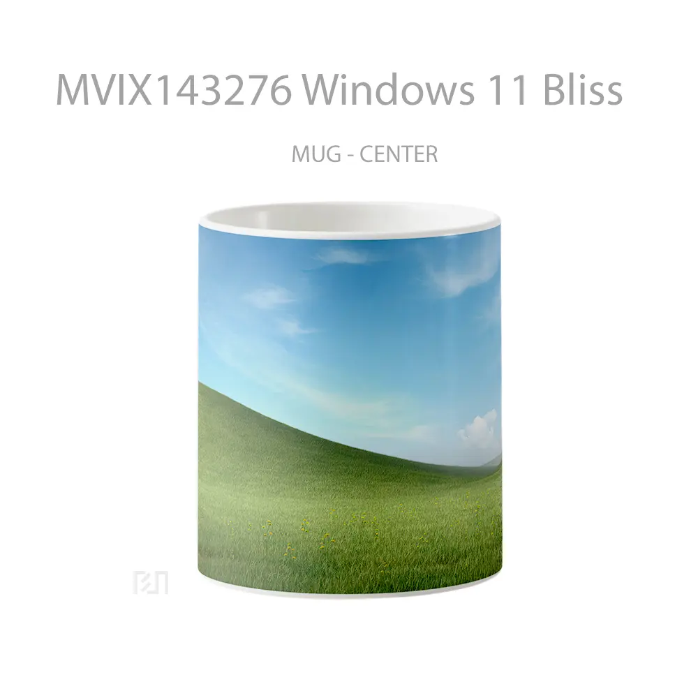 Mug Windows 11 Bliss Gelas Keramik Unik