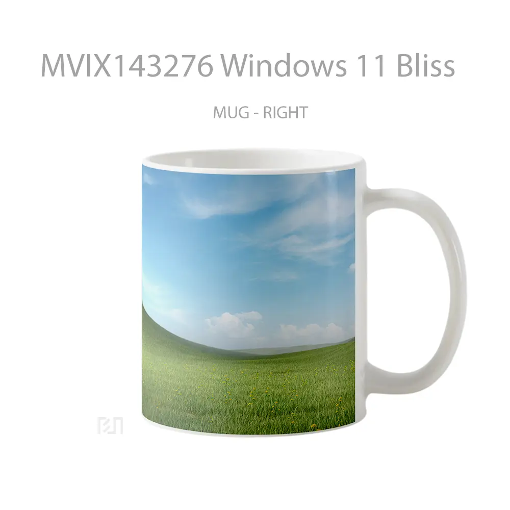 Mug Windows 11 Bliss Gelas Keramik Unik - All-side / Desain