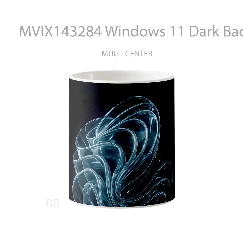 Mug Windows 11 Dark Backgroun Gelas Keramik Unik