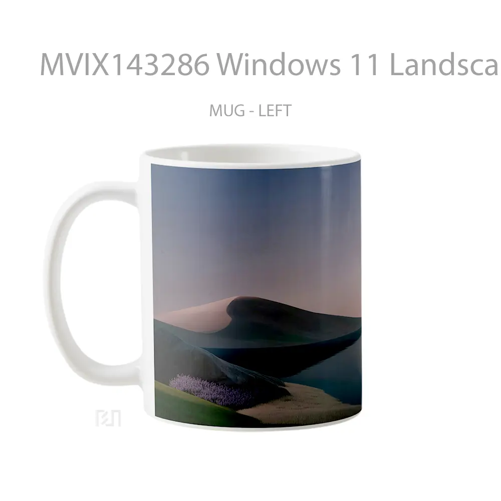 Mug Windows 11 Landscape Scenery Gelas Keramik Unik - All-side / Desain