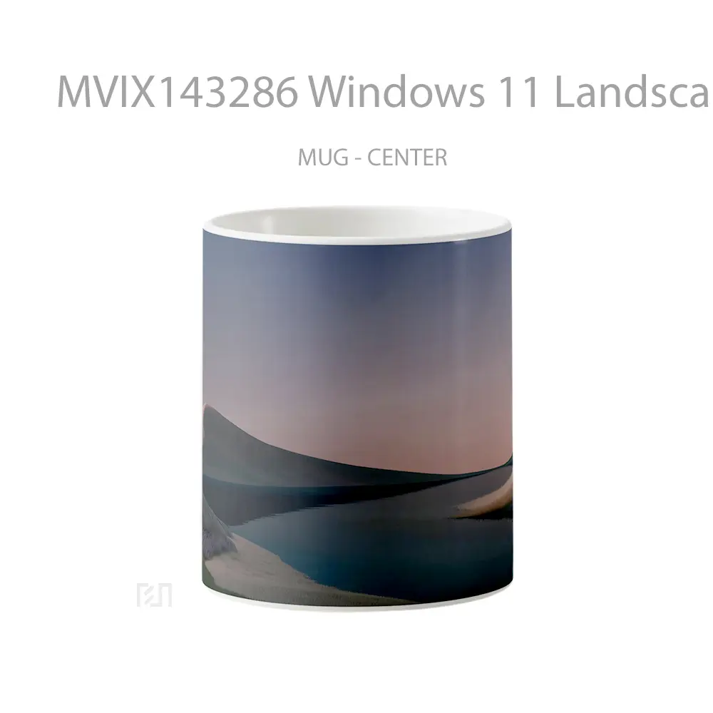 Mug Windows 11 Landscape Scenery Gelas Keramik Unik