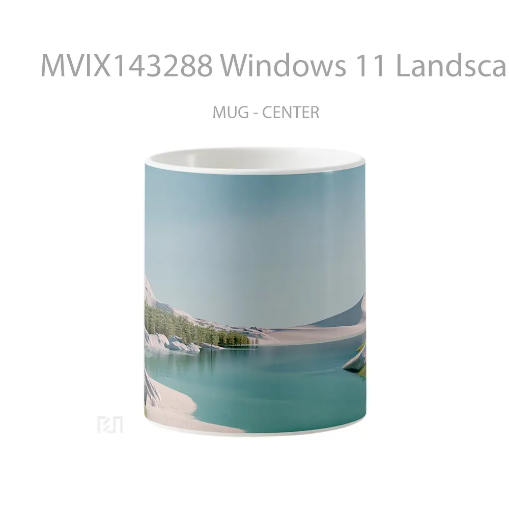 Mug Windows 11 Landscape Scenery Gelas Keramik Unik