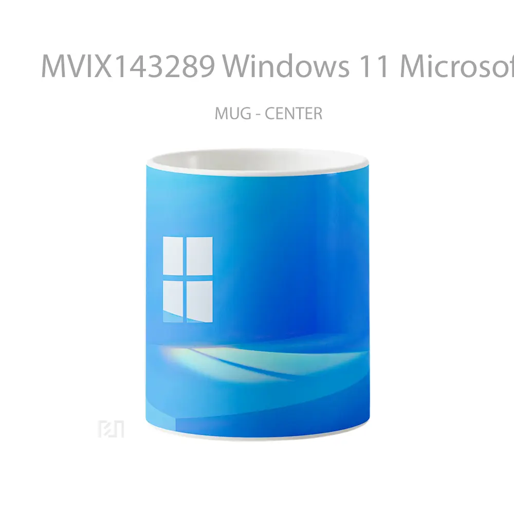 Mug Windows 11 Microsoft Background Gelas Keramik Unik