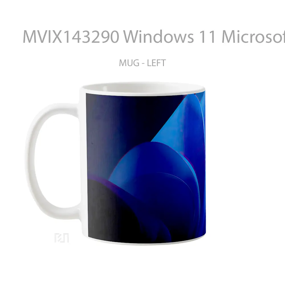 Mug Windows 11 Microsoft Digital Art Gelas Keramik Unik - All-side / Desain