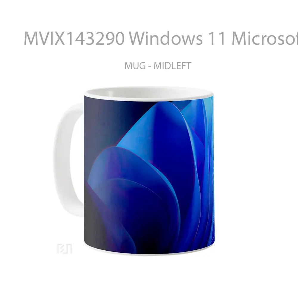 Mug Windows 11 Microsoft Digital Art Gelas Keramik Unik - All-side / Desain