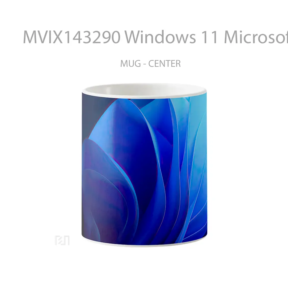 Mug Windows 11 Microsoft Digital Art Gelas Keramik Unik