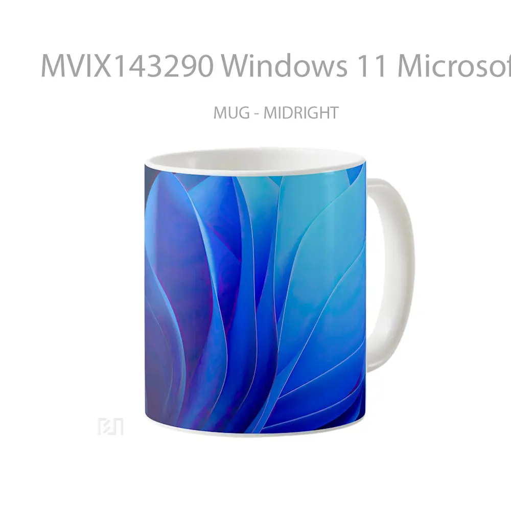 Mug Windows 11 Microsoft Digital Art Gelas Keramik Unik - All-side / Desain