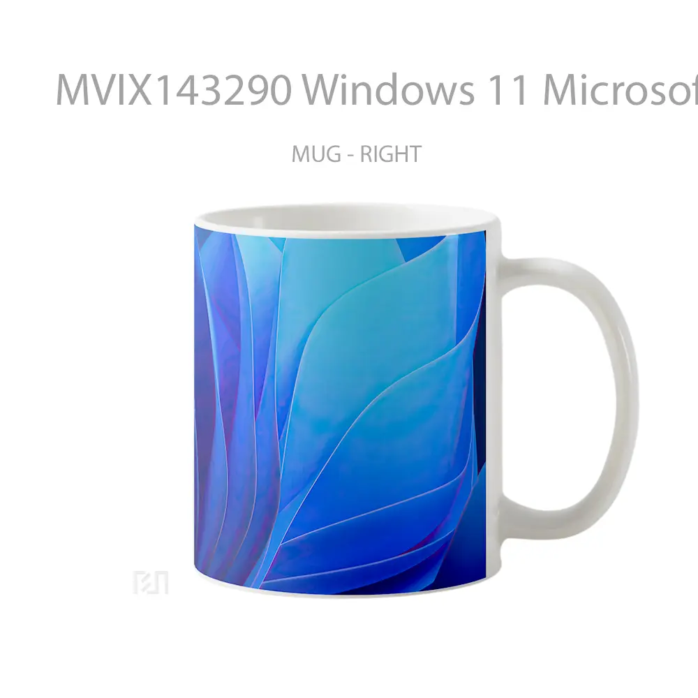 Mug Windows 11 Microsoft Digital Art Gelas Keramik Unik - All-side / Desain