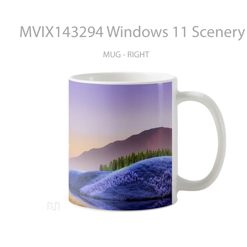 Mug Windows 11 Scenery Background Gelas Keramik Unik - All-side / Desain