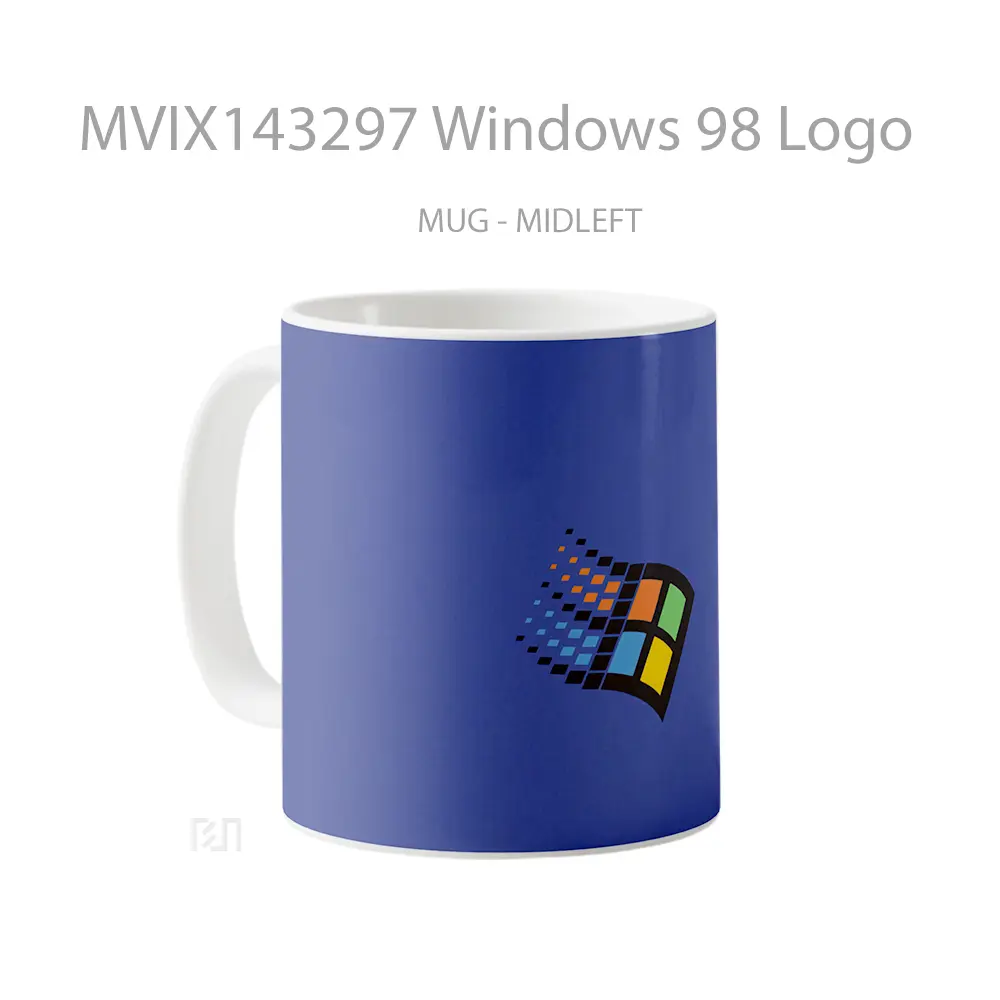 Mug Windows 98 Logo Gelas Keramik Unik - All-side / Desain
