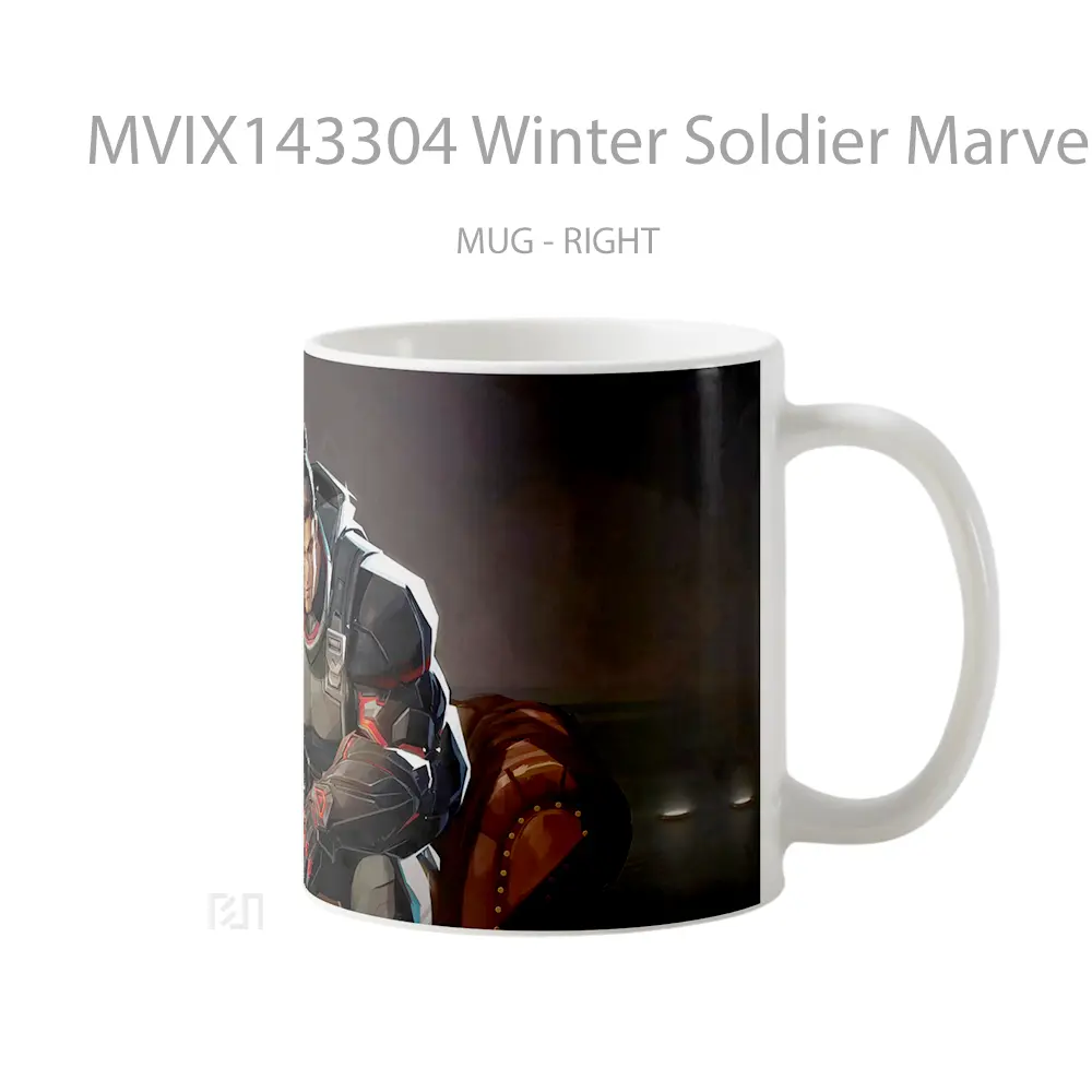 Mug Winter Soldier Marvel Mvp Rivals Revolution Skin Gelas Superhero - All-side / Desain