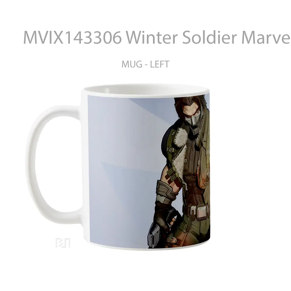 Mug Winter Soldier Marvel Rivals Gelas Superhero - All-side / Desain