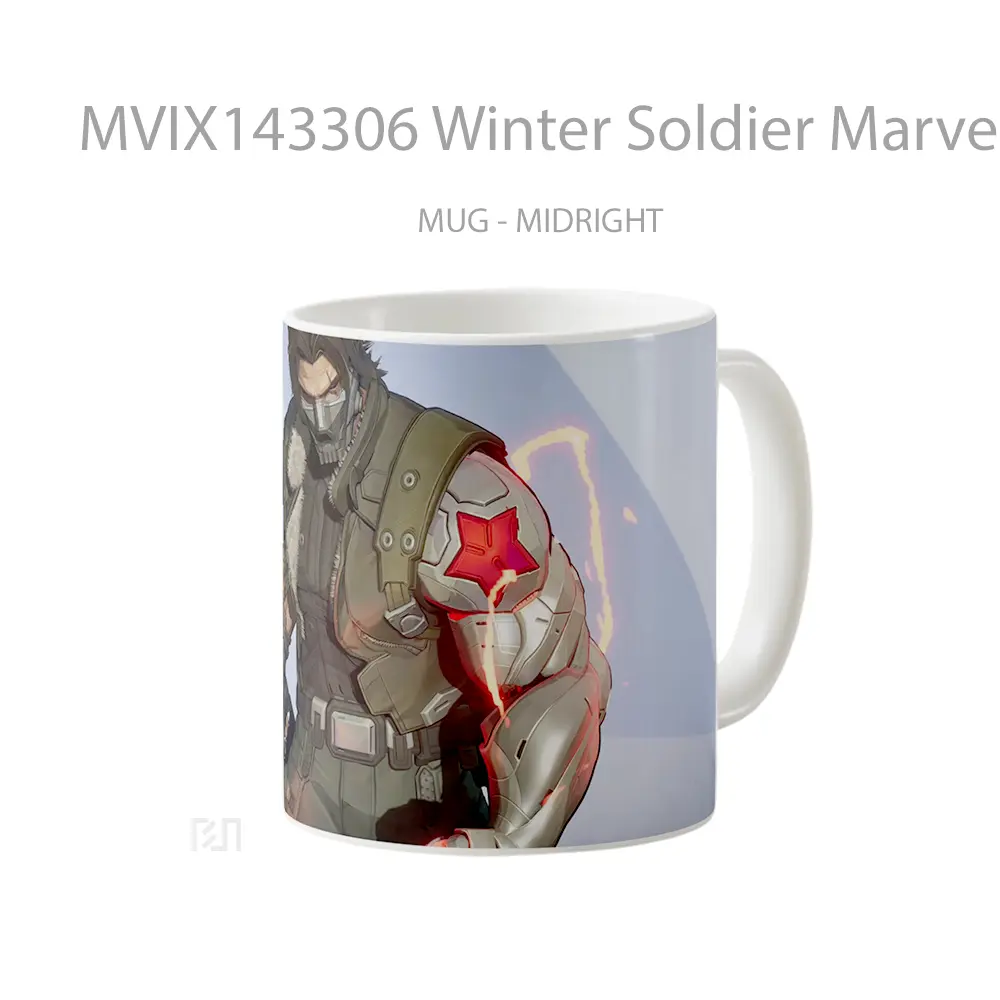 Mug Winter Soldier Marvel Rivals Gelas Superhero - All-side / Desain