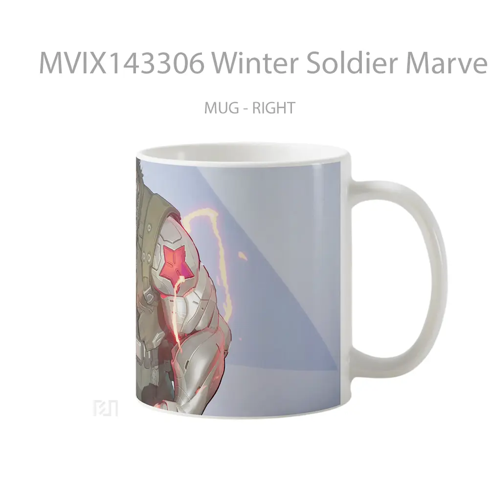Mug Winter Soldier Marvel Rivals Gelas Superhero - All-side / Desain